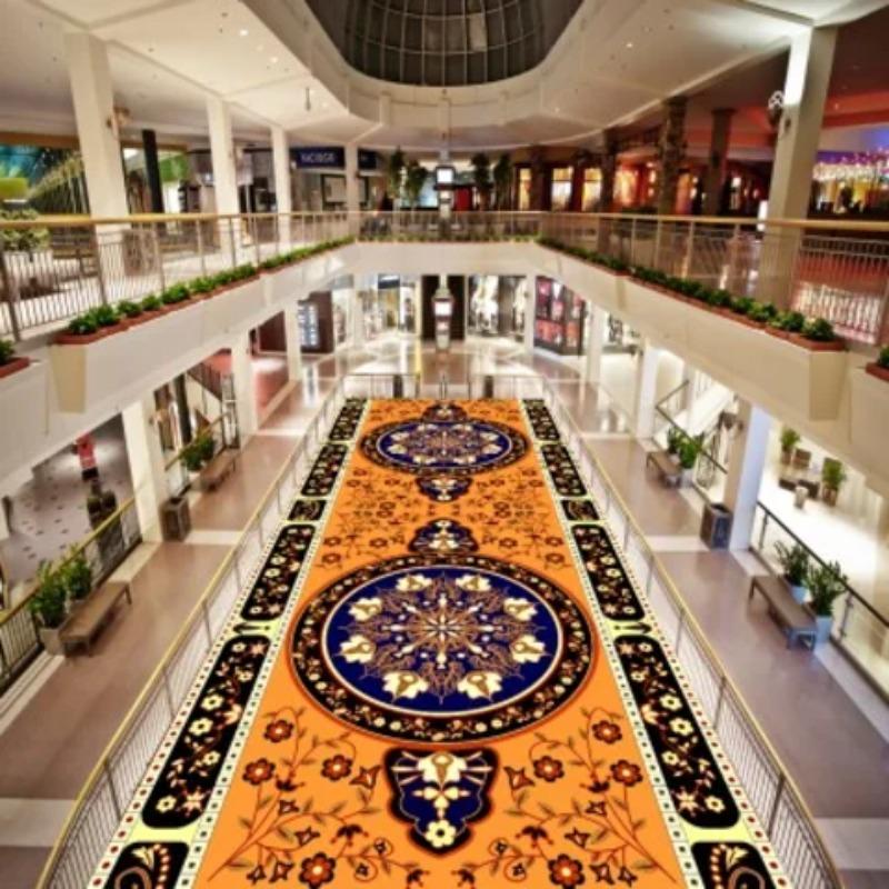 European Long Corridor Carpets for Hallway Living Room Decoration Home Anti-skid Entry Floor Mats Hotel Lobby Stairway Area Rugs