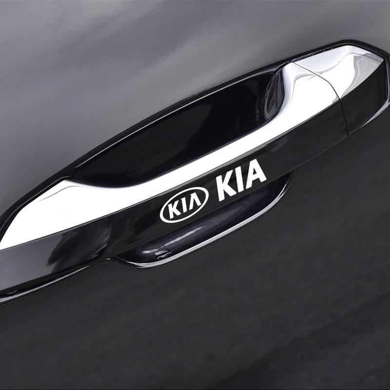 4 ks Samolepky na kliky dveří auta Samolepky na pneumatiky a zpětná zrcátka Styling pro KIA Sportage Rio Ceed Proceed Sorento Picanto Optima Niro
