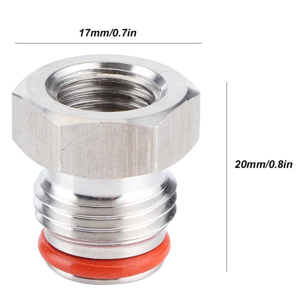 Stainless Steel Beer Keg Connectors 1/4in FFL Keg Adapter Plug Adapter Connector Homebrew Beer Keg