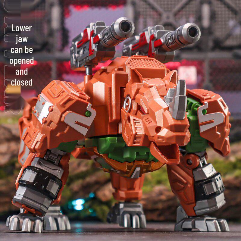 Transforming Toy: Captain Chimpanzee & Rhino Super Warrior Figure for Kids