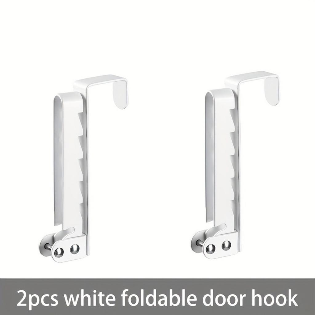 Door Hook, Foldable Hook, Convenient for Storage and Organization, Bedroom, Bathroom Door Hook, Ironwork, Sturdy and Firm