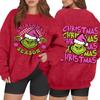 Women's Casual Fashion Long Sleeve Christmas Printed Round Neck Sweatshirt Top