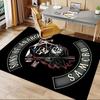 1pc Sons of Anarchy Themed Office Carpet Chair Mats - Durable Polyester Rug for Home Theater, Office, Dorm Room Decor - tA62