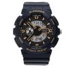 Men's Dual Display Waterproof Sport Watch: Large Dial, Drop-proof, Swimming Chronograph, Alarm Clock, Quartz Movement