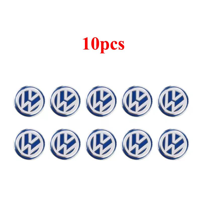 Für VW Volkswagen Jetta MK5 Golf 14mm Auto Schlüssel Emblem Aufkleber Fernbedienung Schlüsselanhänger Logo Für Volkswagen VW Golf GTI Passat Tiguan Arteon