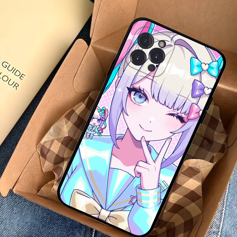 Needy Girl Overdose Game Phone Case For IPhone 17 Air 16 15 14 Plus 13 12 Mini 11 Pro Max Black Cover