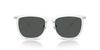 Emporio Armani Lens Width 0EA4255D Sunglasses, Unisex, Frame/shiny Crystal, Lens/dark Grey, 56mm,