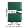 English 2026 Schedule Planner Notepad Wear-resistant To-do List Notebook  Business