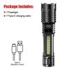 Powerful  Led Flashlights USB Rechargeable Built-in 15000mah Battery Tactical Flashlight Emergency Spotlight Lantern