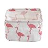 Foldable Storage Basket with Handles Waterproof Large Capacity Cotton Linen Printed