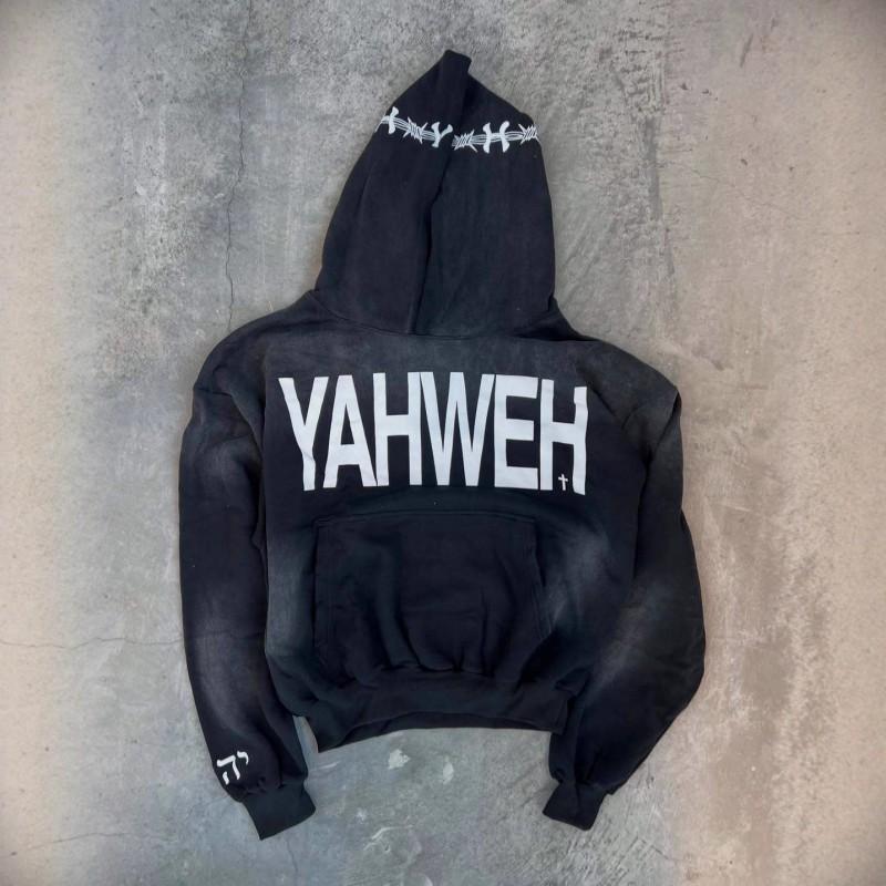 Y2K Letter Embroidery Hoodie Loose Fit Streetwear Casual Sweatshirt Women