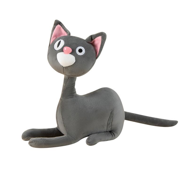

Plush Cat Toy With Long Neck And Crystal Soft Fabric For Girls Gift And Collectors