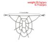 Sweet and Cool Woman Body Jewelry Punk Sexy Items for Women’s Gothic Style Bodychain Spider Web Trouser Chain Hip Hop Dark 18