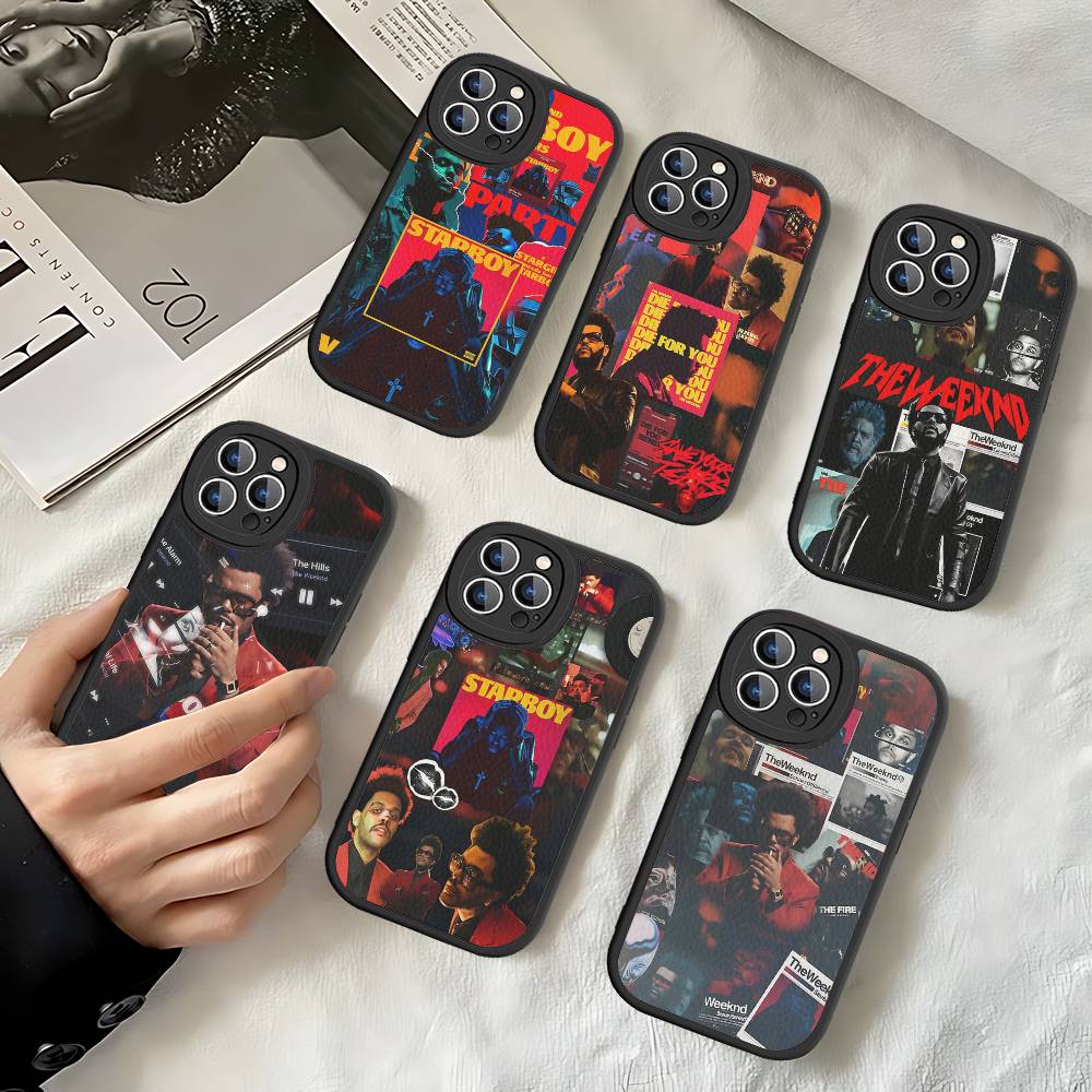 Singer The W-Weeknd XO Phone Case Phone Case For IPhone 11 12 13 14 15 16 Pro Max Plus Leather Cover
