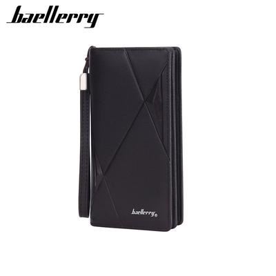 Men Fashion Long Wallets Vintage Design Man Zipper Phone Bags Male Purse Card Holder Wallet