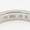 Used CARTIER Ring Engraved EU#49 49 Pt950Platinum/diamond 4.7g Platinum 1PD