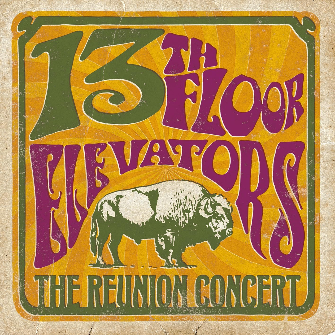 

LP Record 13TH FLOOR ELEVATORS Reunion Concert BDL001LP BLUE DAY 2022 UK Rock