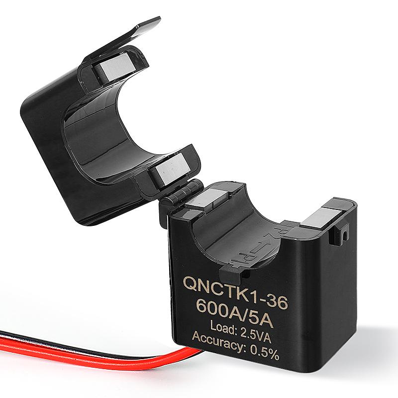 

split core current transformer QNCTK1-24 100A 5A 150A 200/5 300/5 400A 5A 500A/5A 600A ac ct clamp current transformer open type QNCTK1-24