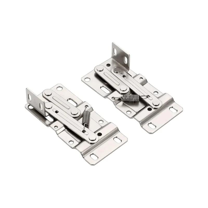 

1 пара откидных петель для подноса, самозакрывающиеся поворотные петли 45 градусов, стандартные петли для раковины, для кухонного выдвижного ящика перед раковиной, органайзер для ванной