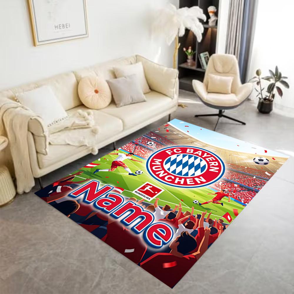 Bayern Munich Fan Poster Carpet Suitable for Study Room Outdoor Kitchen Dormitory Anti-slip Rug Decorate Offices Perfect Gift for Friends & Family