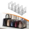 Purse Organizer Shelf Divider Sturdy Closet Bag Storage Divider Handbag Storage Organizer for Bedroom Bookshelf Study Room