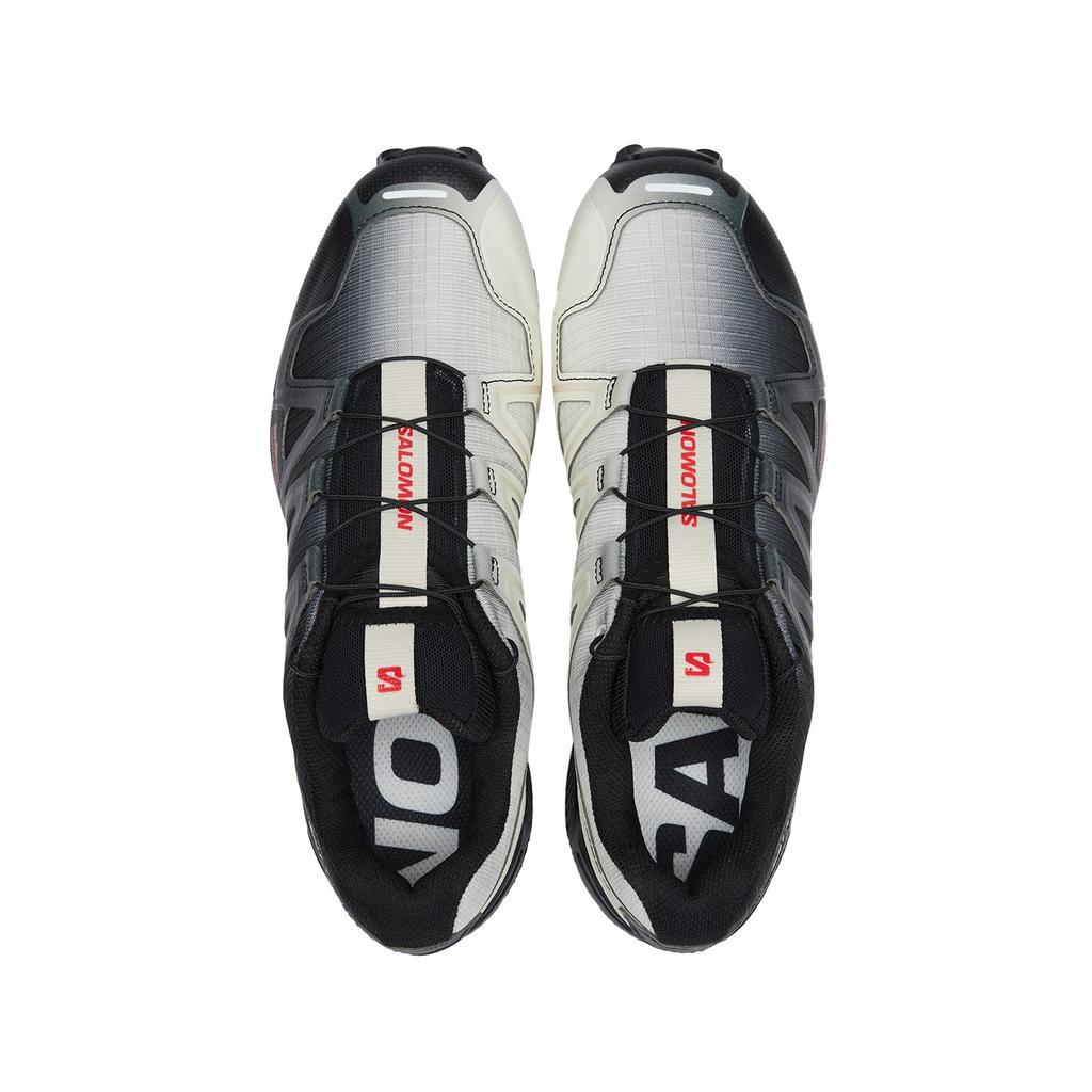 SALOMON Speedcross 3 Dual Aura Yin Yang Serie Low Top Trailrunning Schuhe Unisex Sneaker Schwarz Vanille Feuerrot 478442