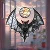 Acrylic Bat Sun Catcher - Colorful Glass Style Window Decoration Multi Functional Halloween Decoration Home Wall Decoration, Perfect for Home, Kitchen