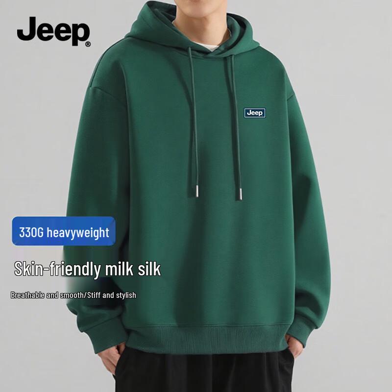 

JEEP Men s Heavyweight Loose Fit Hooded Sweatshirt XL