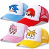 Sonic Adjustable Sun Hat Children's Casual Printed Mesh Sun Hat