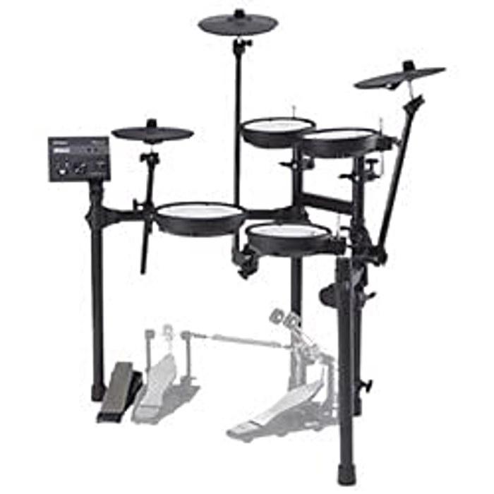 Roland TD-07DMK V-Drums Electronic Drum Set (Black/Silver)