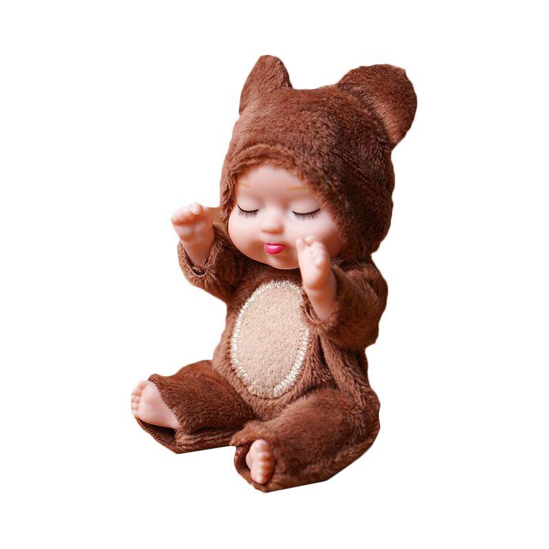 

Спящая Реалистичная Кукла Новорожденного, Конечности Можно Вращать, Подарок на Рождество Bear