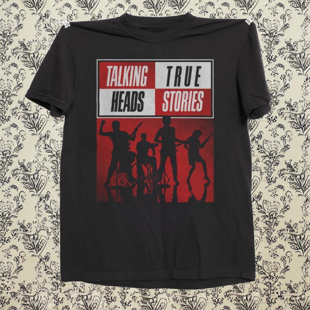 Talking Heads True Stories Black Cotton Tshirt Size S5XL Unisex T-Shirt S