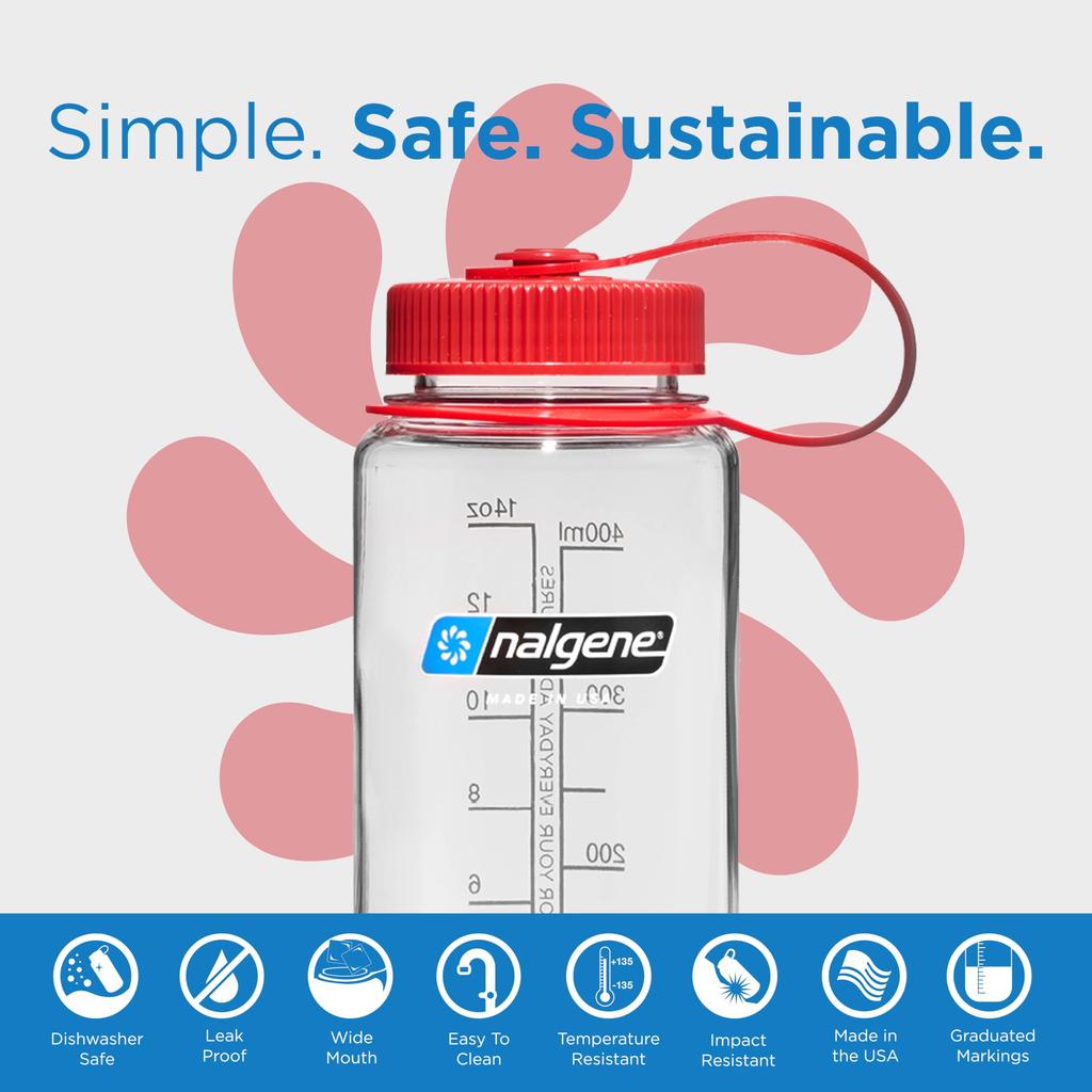 NALGENE NALGENE Wide Mouth TRITAN RENEW Clear 0.5L
