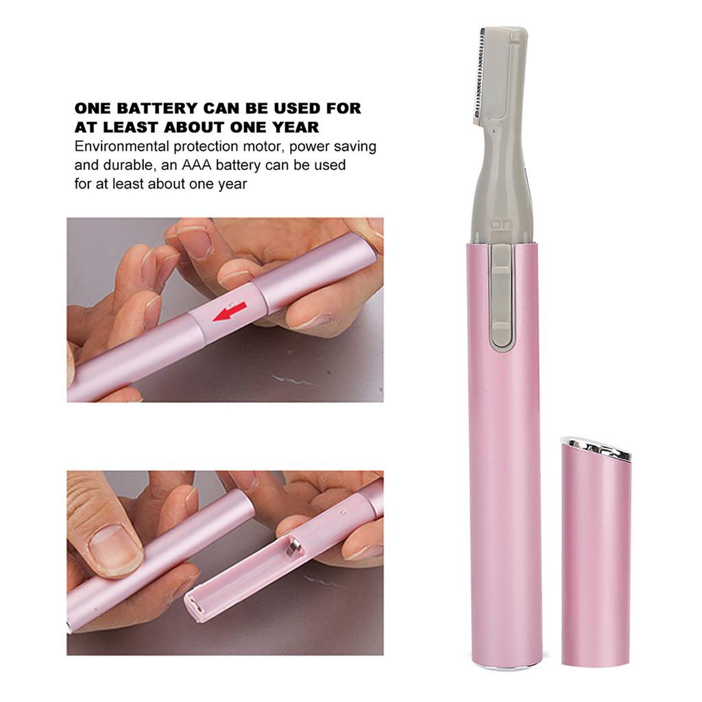Electric Eyebrow Trimmer Portable Electric Eyebrow Razors Painless Face Hair Removal Tool