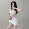 Sweet Girly Temperament Slim Three-piece Set Sexy Babes Small Breasts Internet Celebrity Bikini Bikini Split Swimsuit