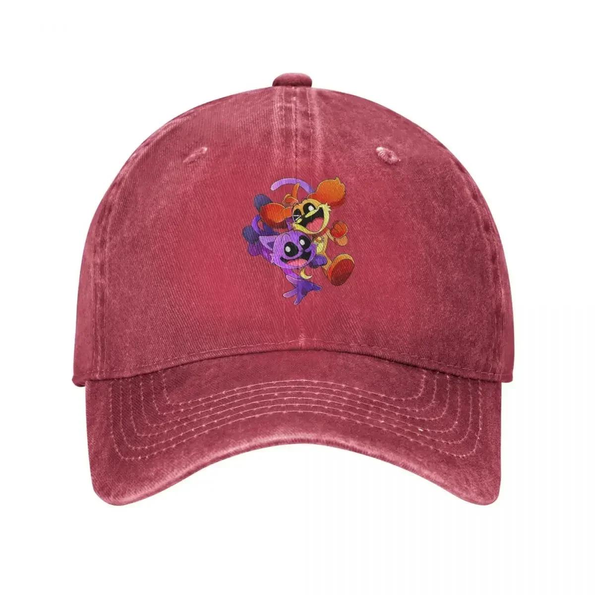

Baseball Caps Vintage Angry Catnap And Dogday Outfit Unisex Retro Distressed Denim Sun Cap Soft