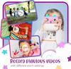 2.4 Inch IPS Screen Kids Instant Camera Full HD Instant Print Digital Camera Light Ear With Lanyard Birthday Gifts Boys Gilrs