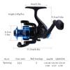 SOUGAYILANG Ultra Light Smooth Powerful Spinning Fishing Reel 3 BB - Buy Now Get A Spare Fishing Line