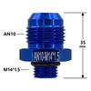 Universal AN6 8 10 12 to AN to M14 M16 M18x1.5 Metric Fuel Hose Adapter Pipe Thread Fitting CAR OIL COOLER SYSTEM Aluminum Alloy Fuel System