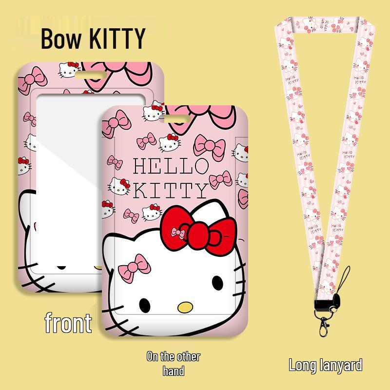 Sanrio Cartoon Student ID Card Holder - Cute Campus, Work, Bus, Subway, Meal Card Case