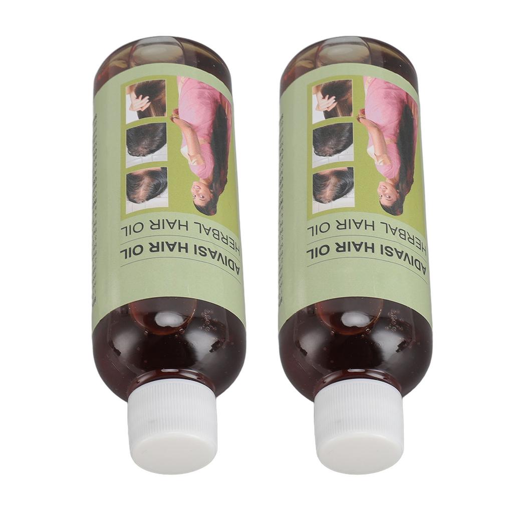 2pcs Herbal Hair Oil 100ml Cleaning Repairing Moisturizing Nourishing Pure Herbal Hair Growth Oil