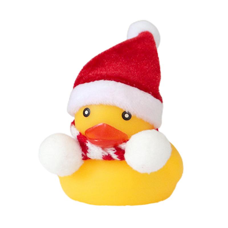 Christmas Car Ornaments Anime Cute Rubber Duck Car Decorations Toys Gifts For Car decorating auto Dashboard Decor Accessories