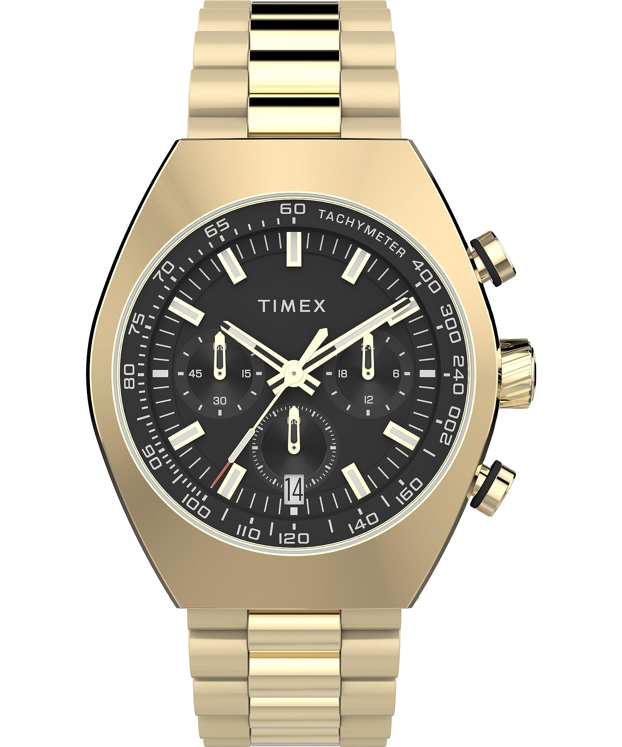 

Timex Men s Legacy 42mm Watch, Gold Tone/Black/Gold Tone. , One Size, Legacy 42mm.