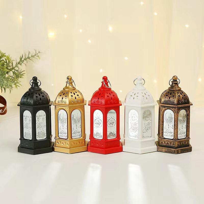 Ramadan Decoration 2026 Eid Mubarak Candle Lamp Desk Accessories Light Lamp Muslim Home Decoration Party Decor