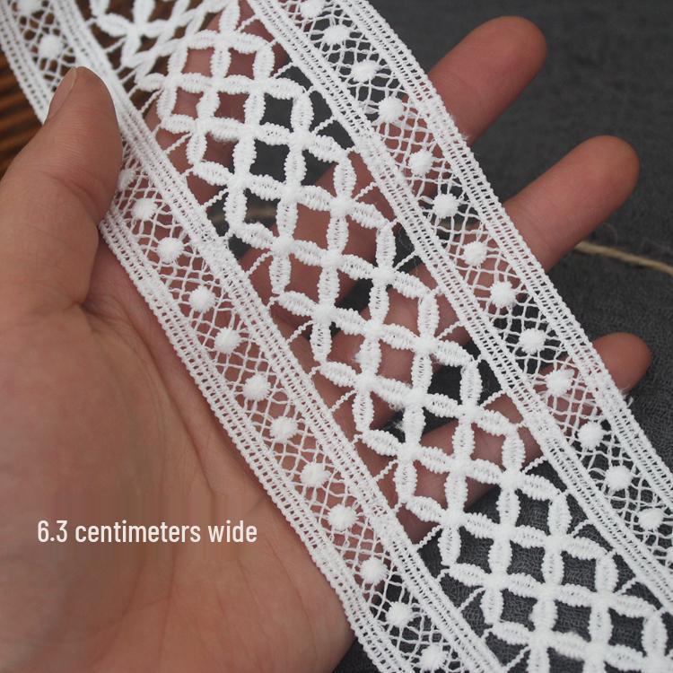 Hollow Milk Silk Lace Trim for DIY Shoulder & Waist Belt Decoration