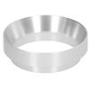 Kaffee Dosierring Ersatz mit Magnetischem Anti-Flugpulverdeckel Dosiertrichter Kaffeemaschinenteile(Silber 58MM )