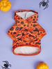 Dog Halloween Costume, Holiday Dog Clothes for Small Dogs , Funny Pet Pumpkin Spider Hoodie, Cat Bone Outfit