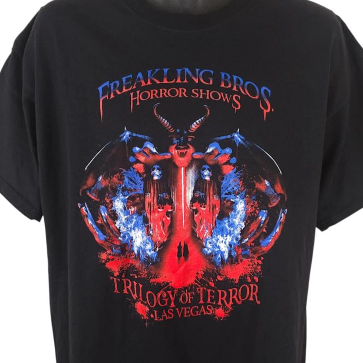 Freakling Bros T Shirt Mens Size XL Trilogy Of Terror Making Death Painful XL