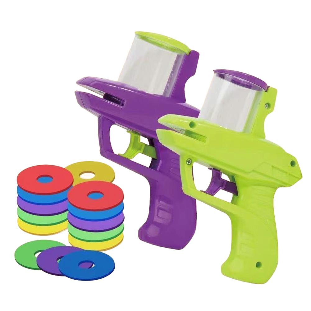 Foam Disc Launcher Flying Disc Handheld Shooter Indoor And Outdoor Girls Birthday For Boys Back P5Q9