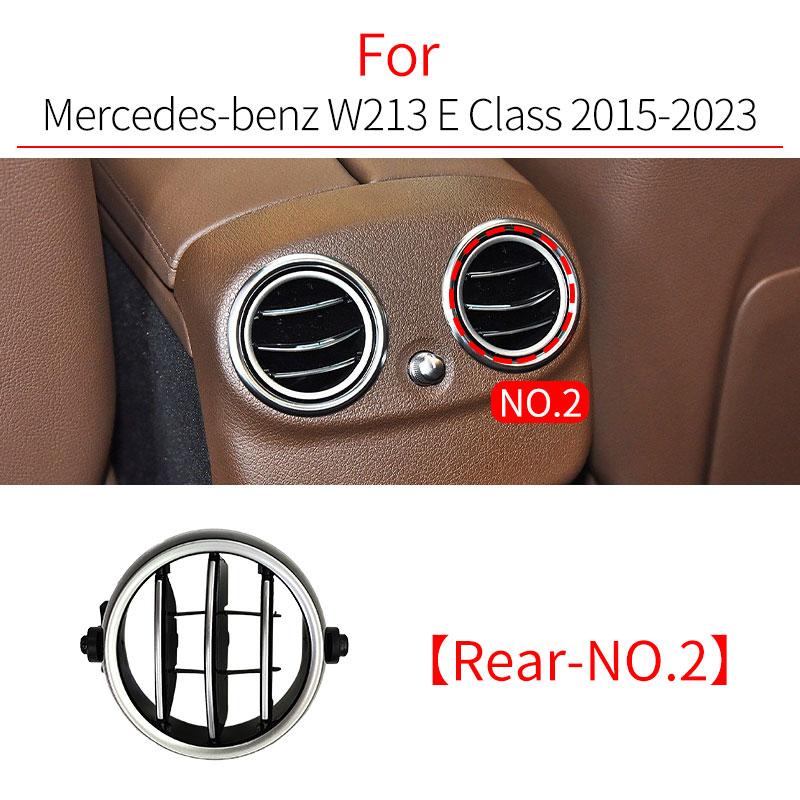 For Mercedes W213 Car Rear Air Conditioner Vent Grille Outlet Cover For Benz E Class 2015- E200 E230 E300 E63 AMG 2138309501